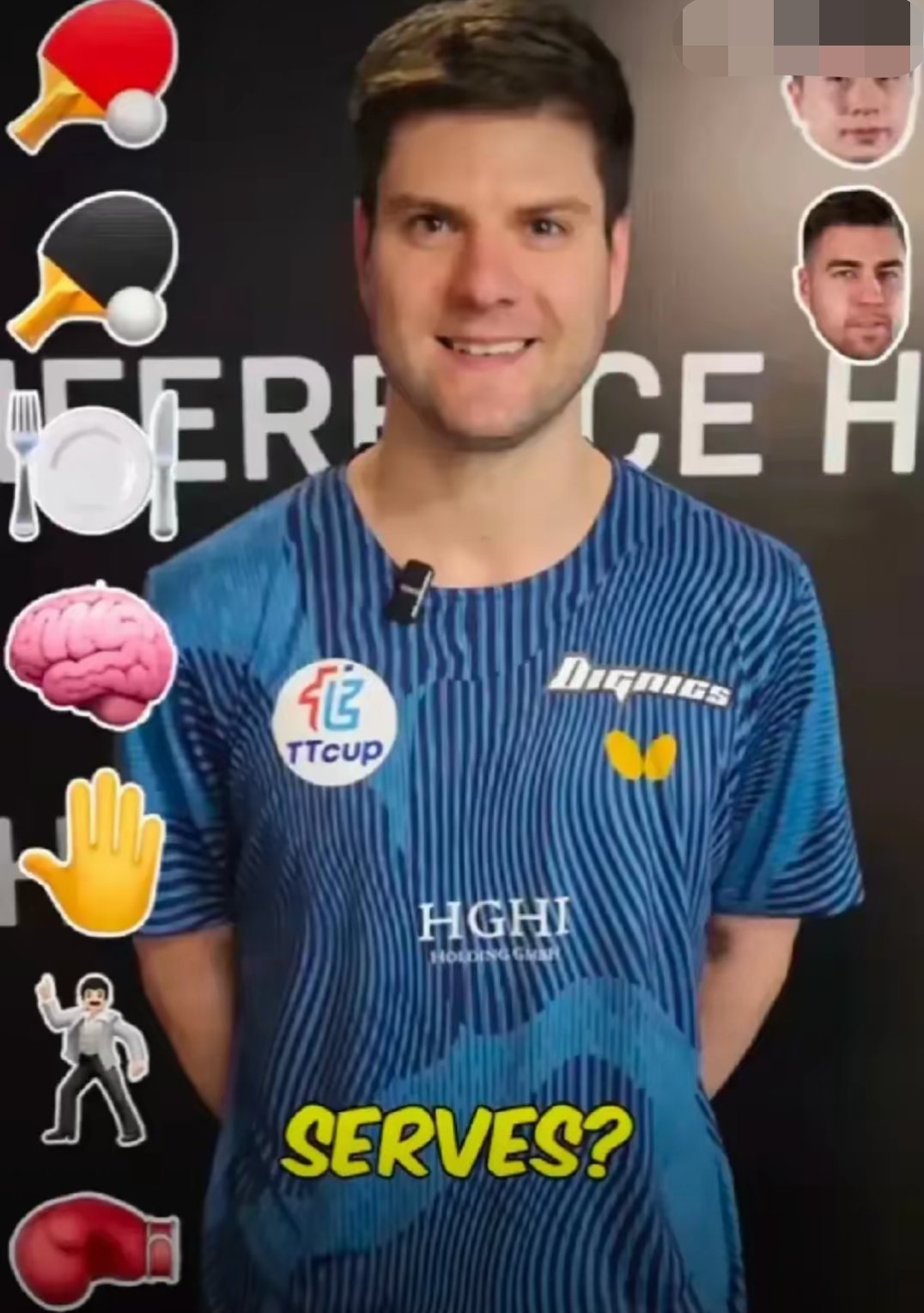 关于德国乒乓球队力克日本乒乓球队，奥恰洛夫送出助攻的信息