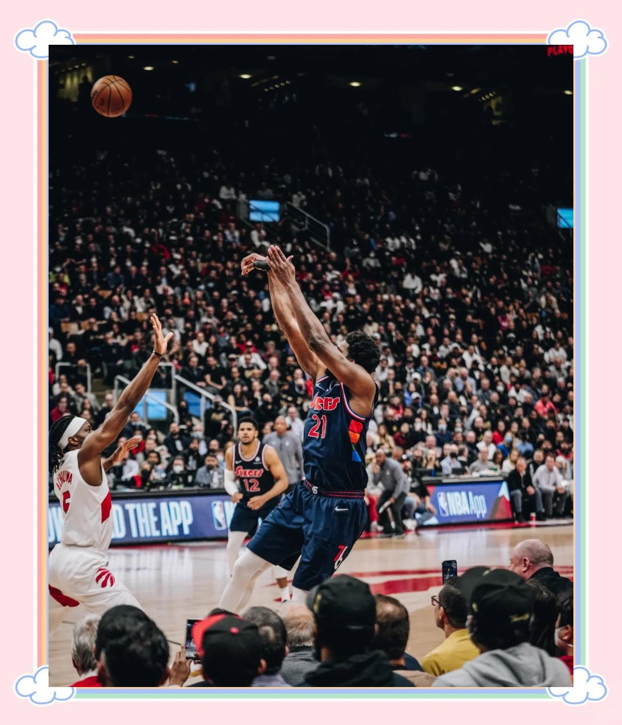 关于76人横扫魔术，恩比德制霸全场的信息