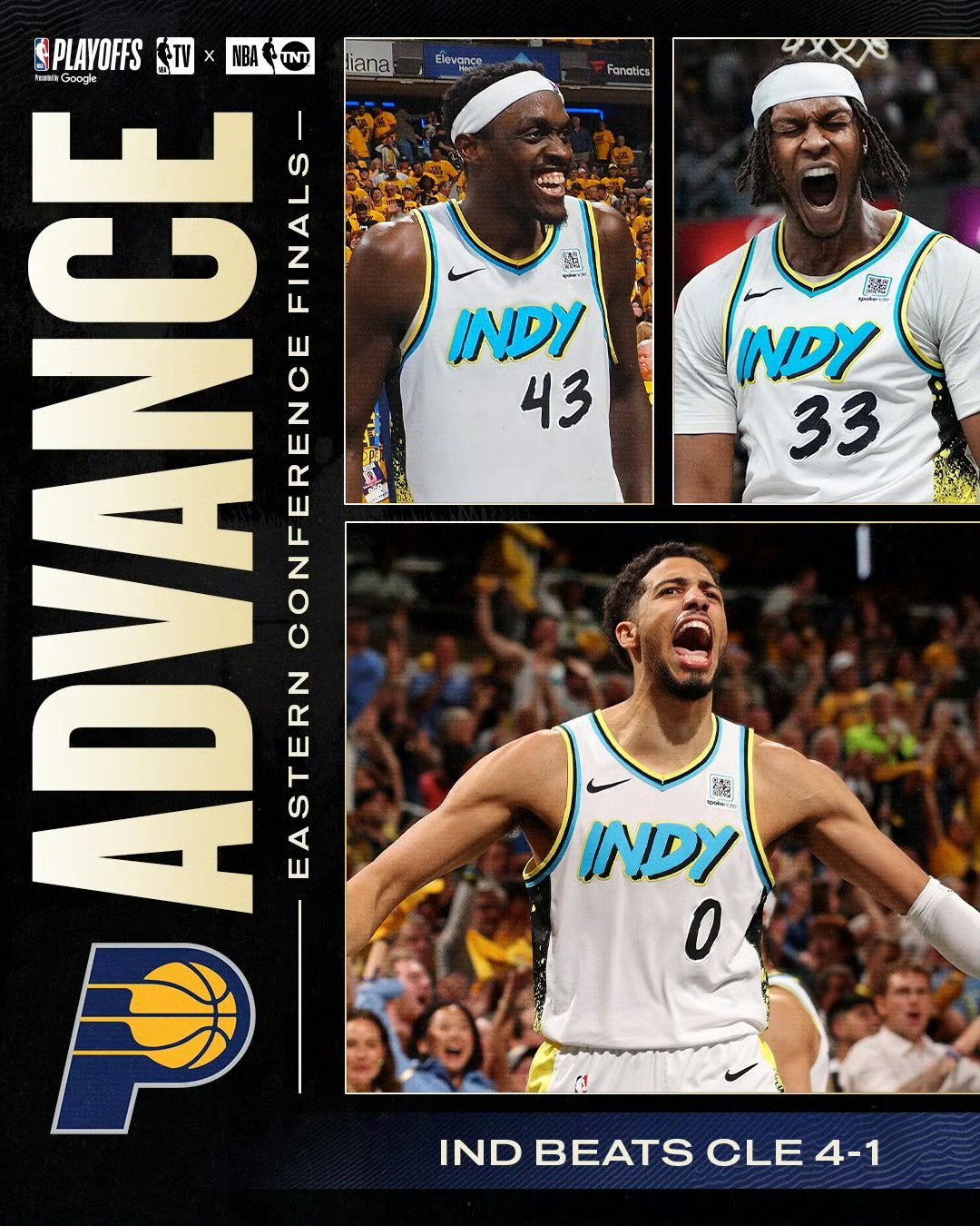 希腊男篮鏖战步行者，波特关键制胜