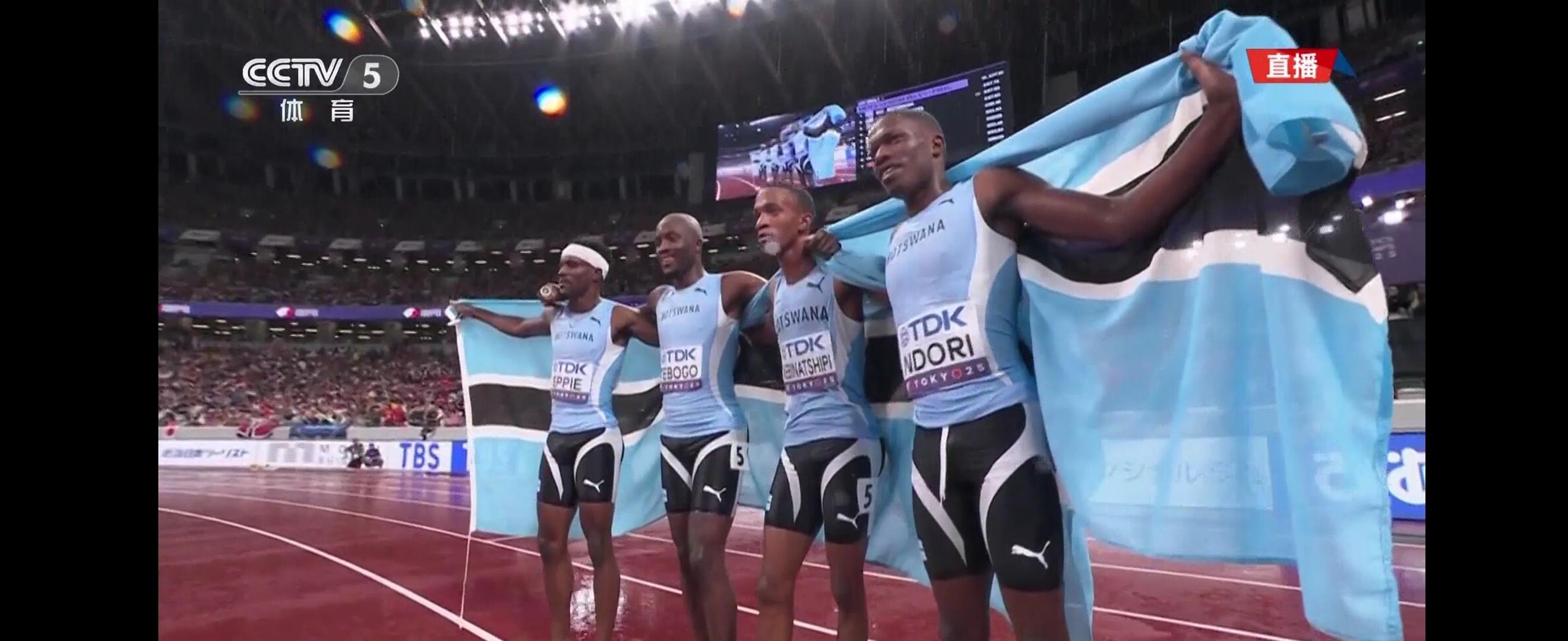 博茨瓦纳球员在赛场上实现突破